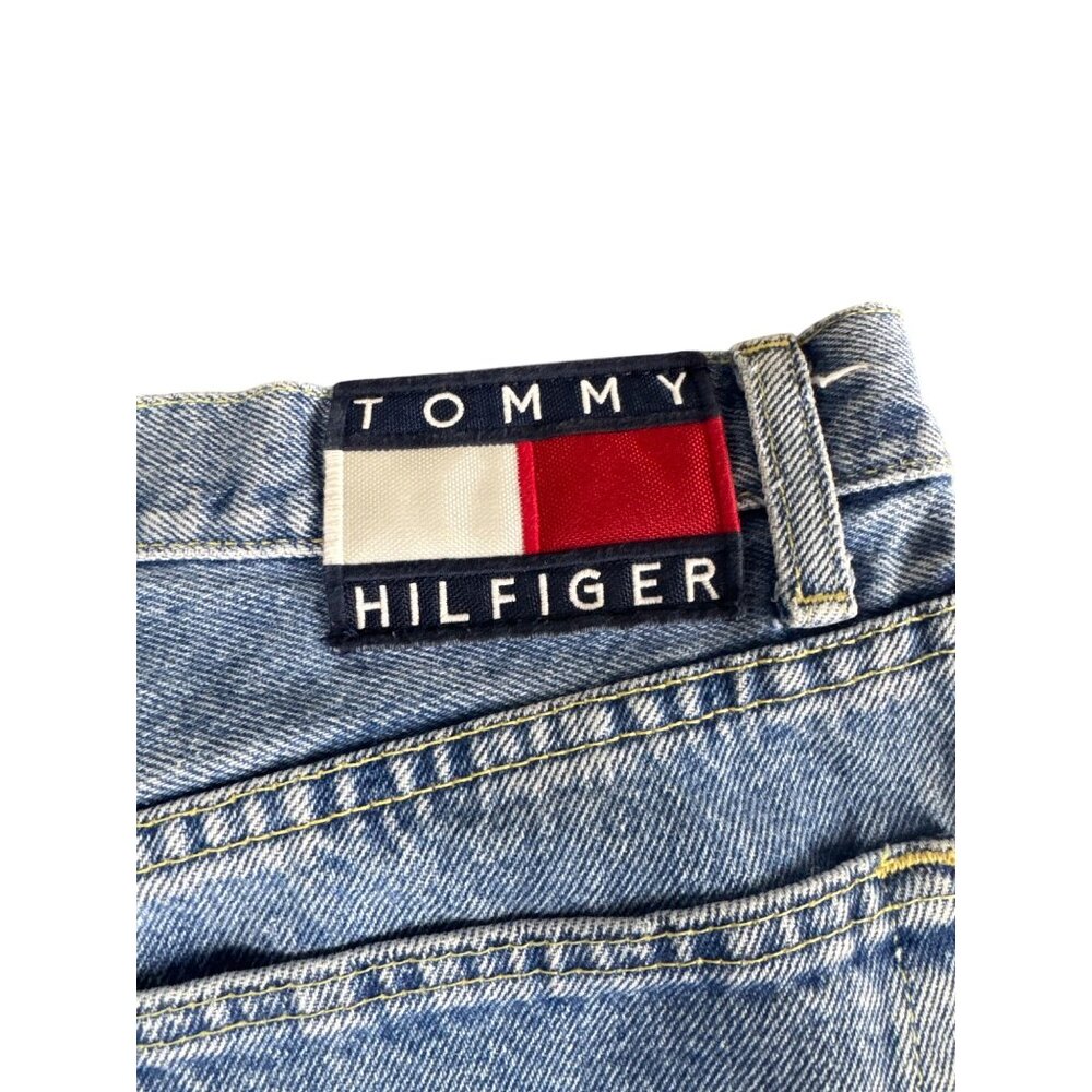 Vintage 90's Tommy Hilfiger Jeans Womens 7 High Rise Classic Americana Y2K Retro - Picture 4 of 10
